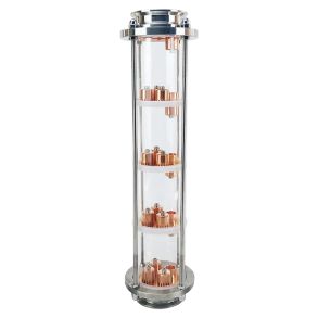 3" Glass 4 sections column 