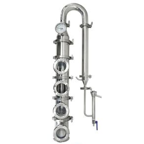 4" 4 sections SUS304 distillery tower