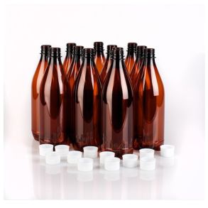 750ml PET Bottle with Caps 15 PC Beer Screw Cap