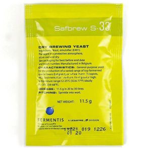 Fermentis S-33 Yeast 11.5g